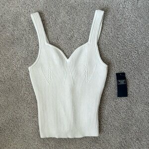 Abercrombie & Fitch white cami
